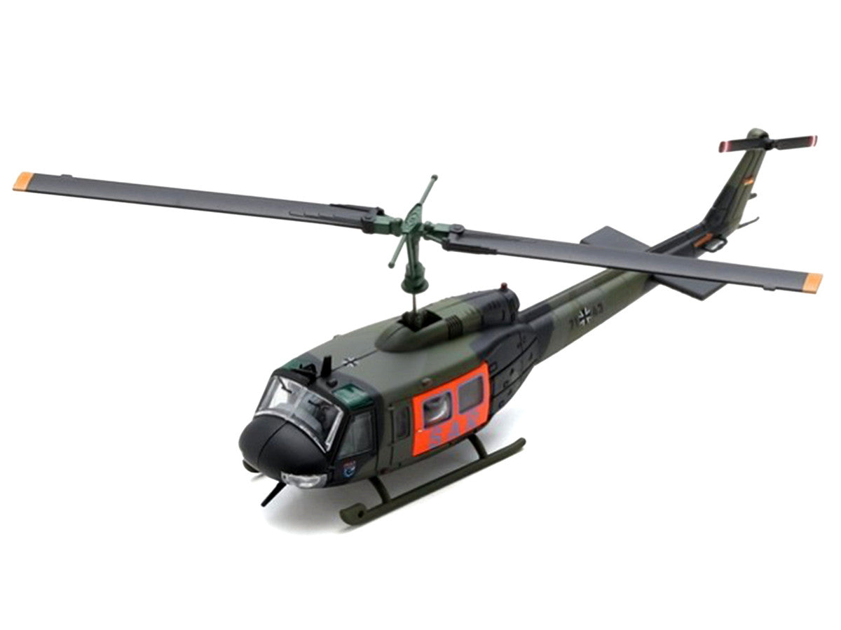 Bell UH 1D Helicopter "SAR - German Army" Green Camouflage 1/87 (HO) Scale Diecast Model Car by Schuco LuxuryLifeWay Online Store
