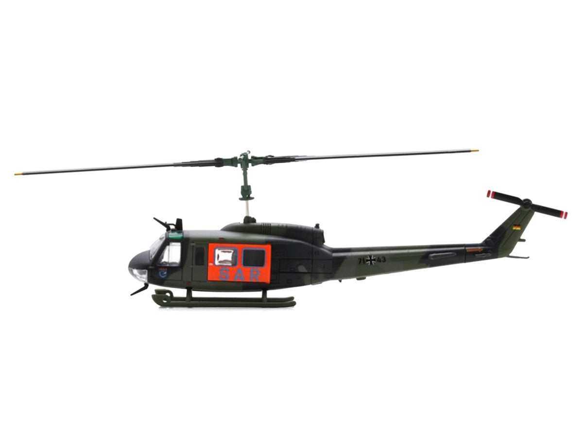 Bell UH 1D Helicopter "SAR - German Army" Green Camouflage 1/87 (HO) Scale Diecast Model Car by Schuco LuxuryLifeWay Online Store