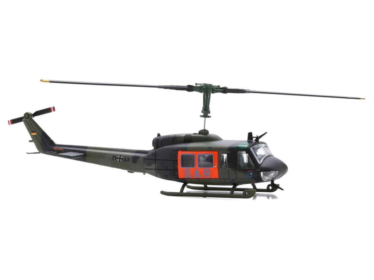 Bell UH 1D Helicopter "SAR - German Army" Green Camouflage 1/87 (HO) Scale Diecast Model Car by Schuco LuxuryLifeWay Online Store