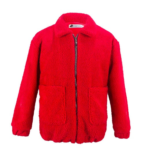 shearling coat jacket women autumn winter warm thick plush coat LuxuryLifeWay Online Store