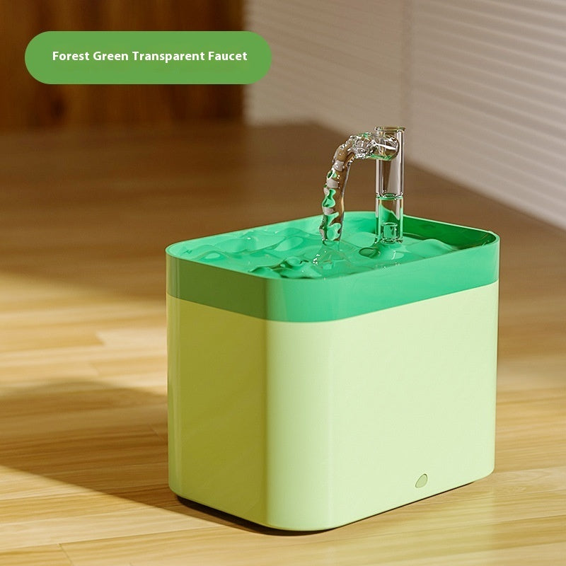 Cat Water Fountain Automatic Circulation Flow Water Fountain Kitten Drinking Water Apparatus Pets Fashion