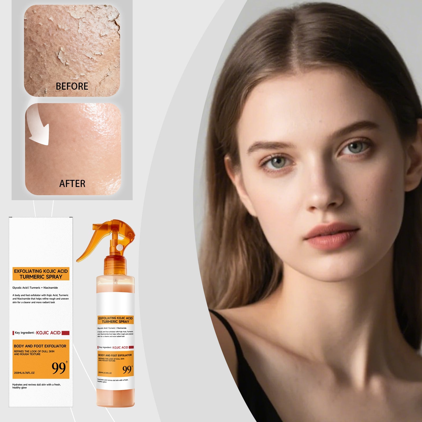 Exfoliating And Skin Renewal Serum 200ml Tri Light Beauty