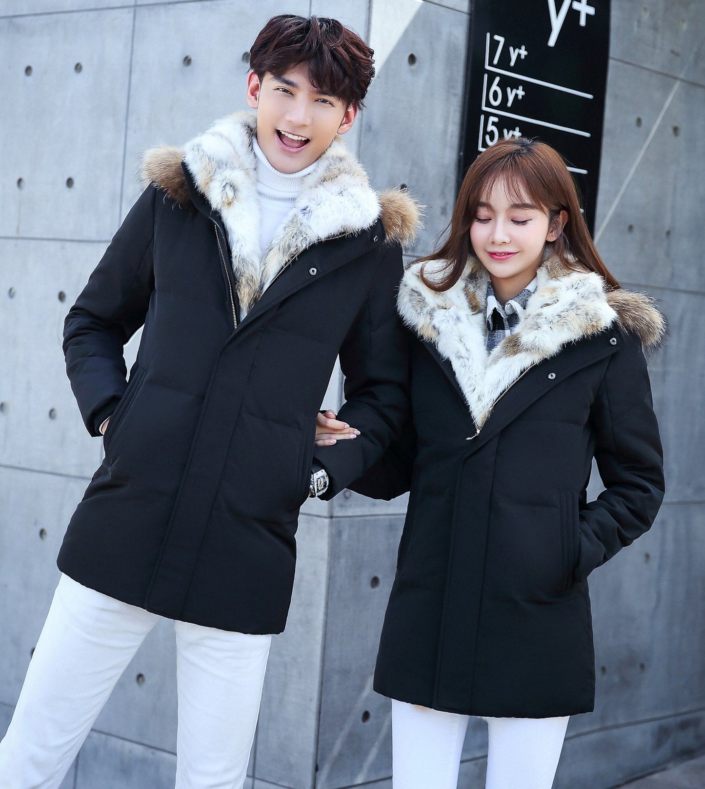 new down jacket men's long section Korean youth lovers men's winter large size coat thickening LuxuryLifeWay Online Store