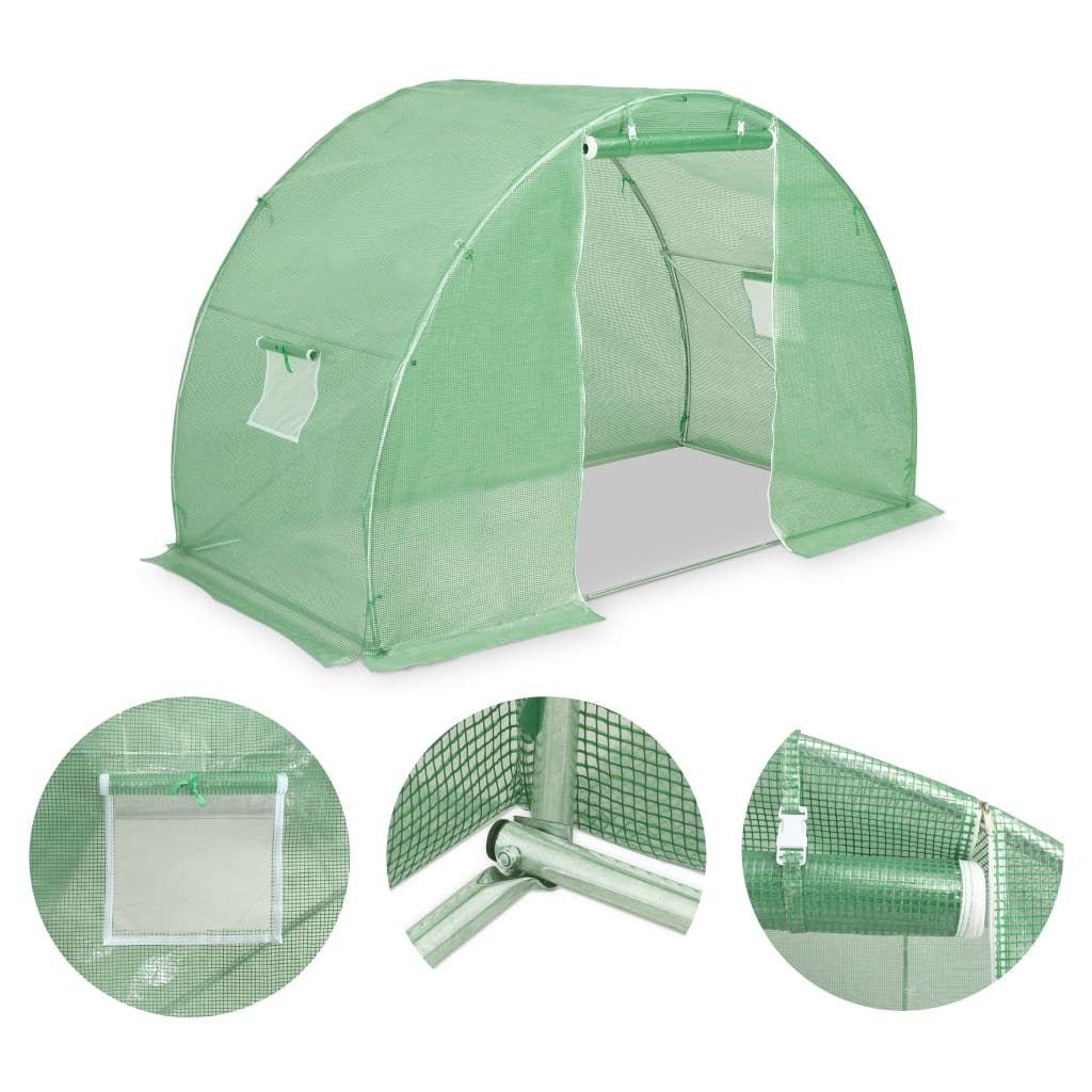 Greenhouse 48.4 ft 118.1"x59.1"x78.7" LuxuryLifeWay Online Store