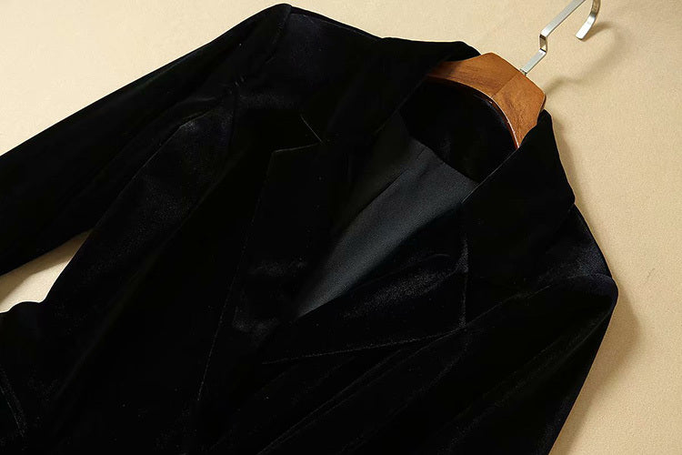 Velvet professional suit high-end women
