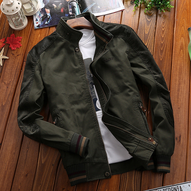 Jacket Men's Casual Plus Size Loose Young Men's Jacket Best YouTube Store