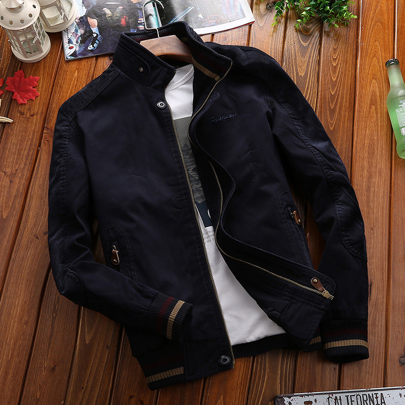 Jacket Men's Casual Plus Size Loose Young Men's Jacket Best YouTube Store