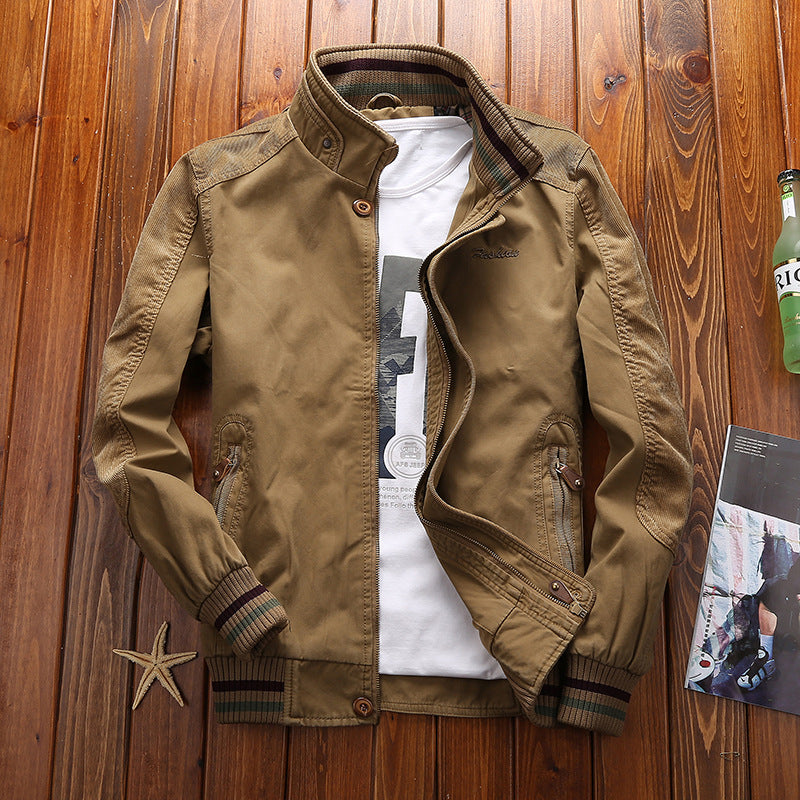 Jacket Men's Casual Plus Size Loose Young Men's Jacket Best YouTube Store