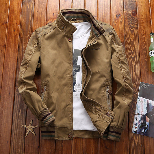 Jacket Men's Casual Plus Size Loose Young Men's Jacket Best YouTube Store