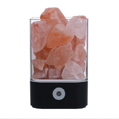 USB Himalayan Salt LED Lamp PearlNestDecor.com