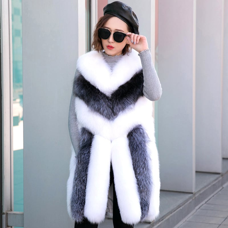 Faux Fur Casual Jacket for Autumn and Winter Pi-Mart