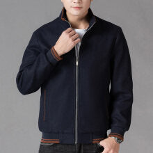 Autumn Clothing Coat Men's Woolen Fleece Jacket Top Best YouTube Store