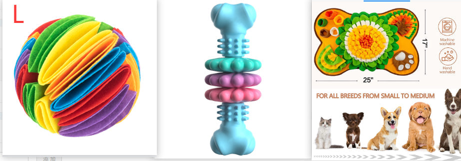 Dog Chew Toy Dog Bone Type  Dogs Teeth Cleaning Toys Indestructible TPR Bone Chewing Bite Resistant Teething Toys  Pet Products Pets Fashion