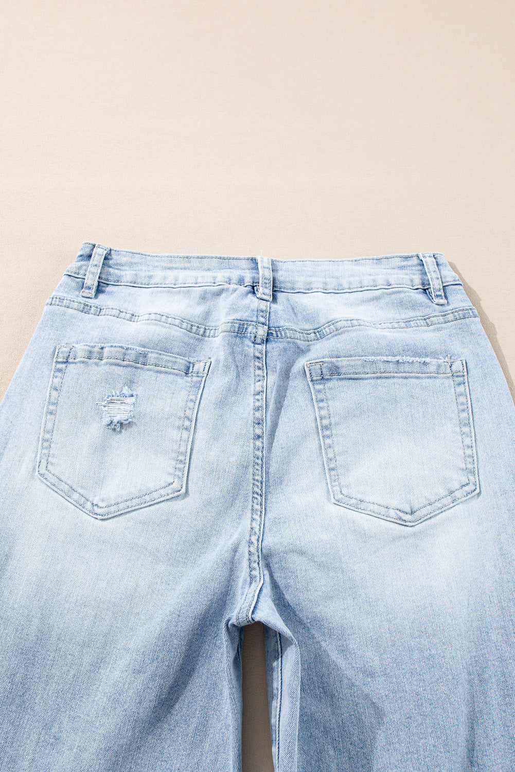 Saige Wash Distressed Straight Jeans LuxuryLifeWay Online Store