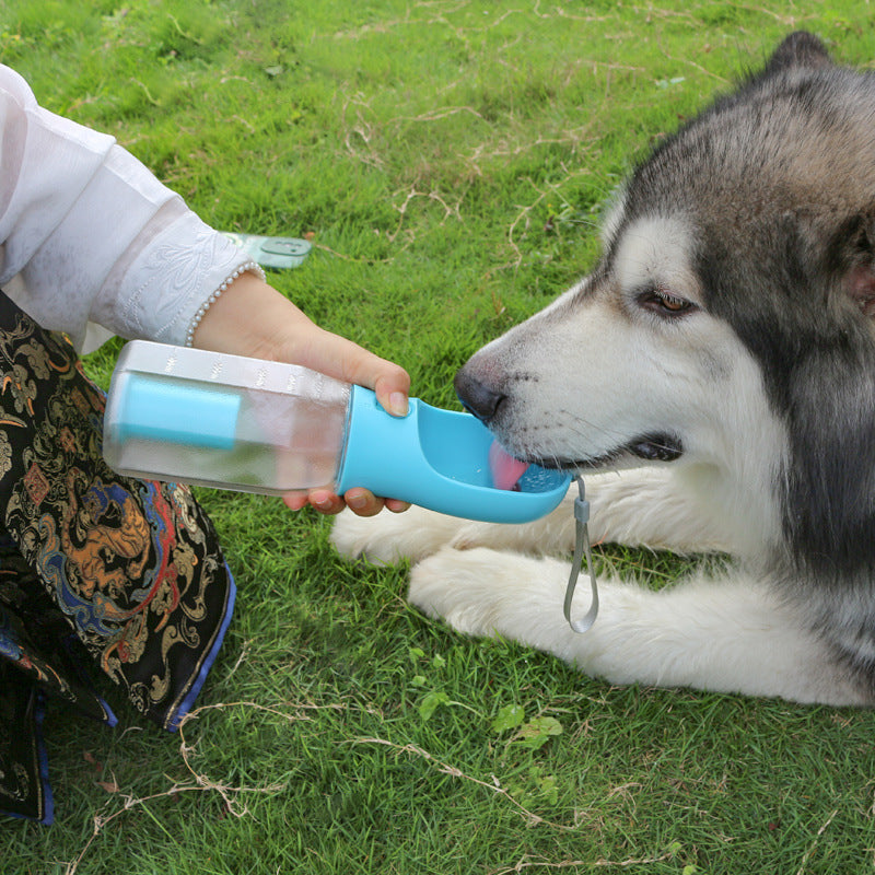 Portable Cat Dog Water Bottle Food Feeder Drinker Poop Dispenser 3 In 1 Leak-proof Multifunctional Dog Water Bottle Pet Products Pets Fashion