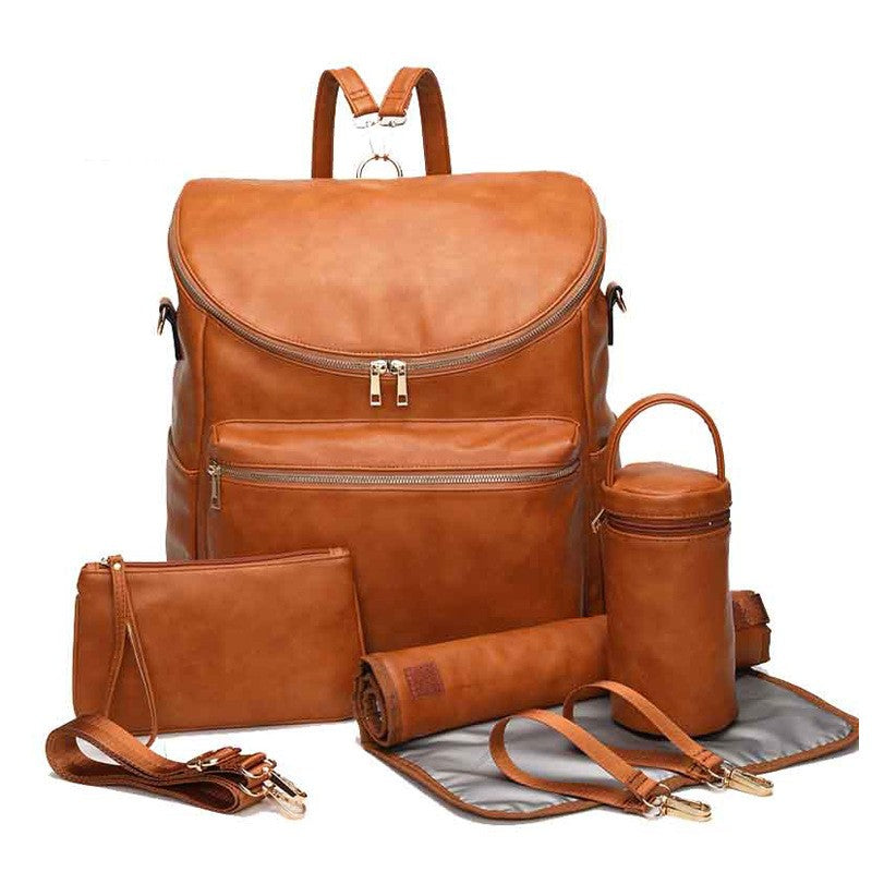 Fashionable Multifunctional Mommy Bag for Mother and Baby Pi-Mart