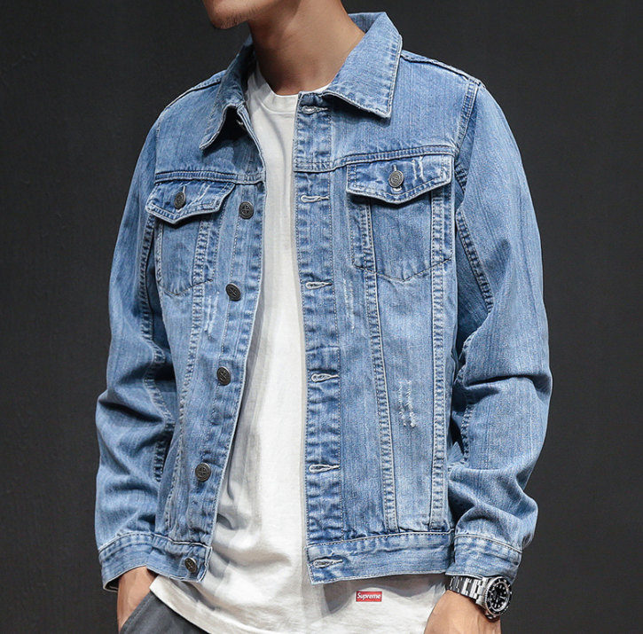 Men's Trendy Denim Jacket Pi-Mart