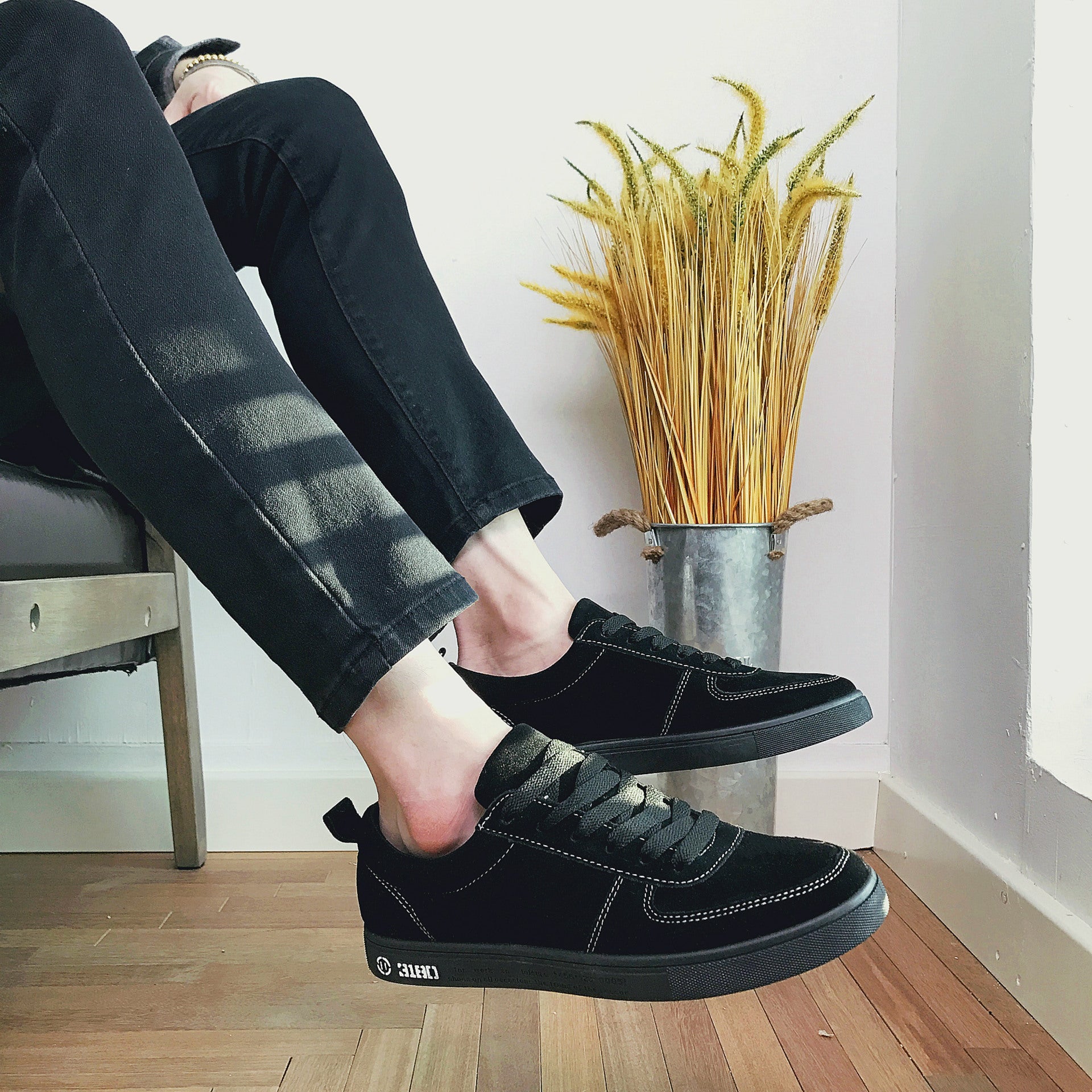 New Low Shoes To Help Students Trend Of Korean Men's Casual Retro Harajuku Youthflat Matte Best YouTube Store