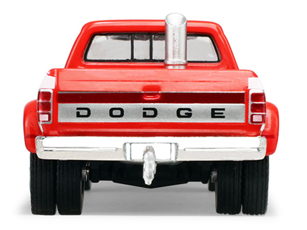 1993 Dodge Ram D350 Dually Red and White with Exhaust with Bumper Weights "Dually Drivers" Series 17 1/64 Diecast Model Car by Greenlight LuxuryLifeWay Online Store