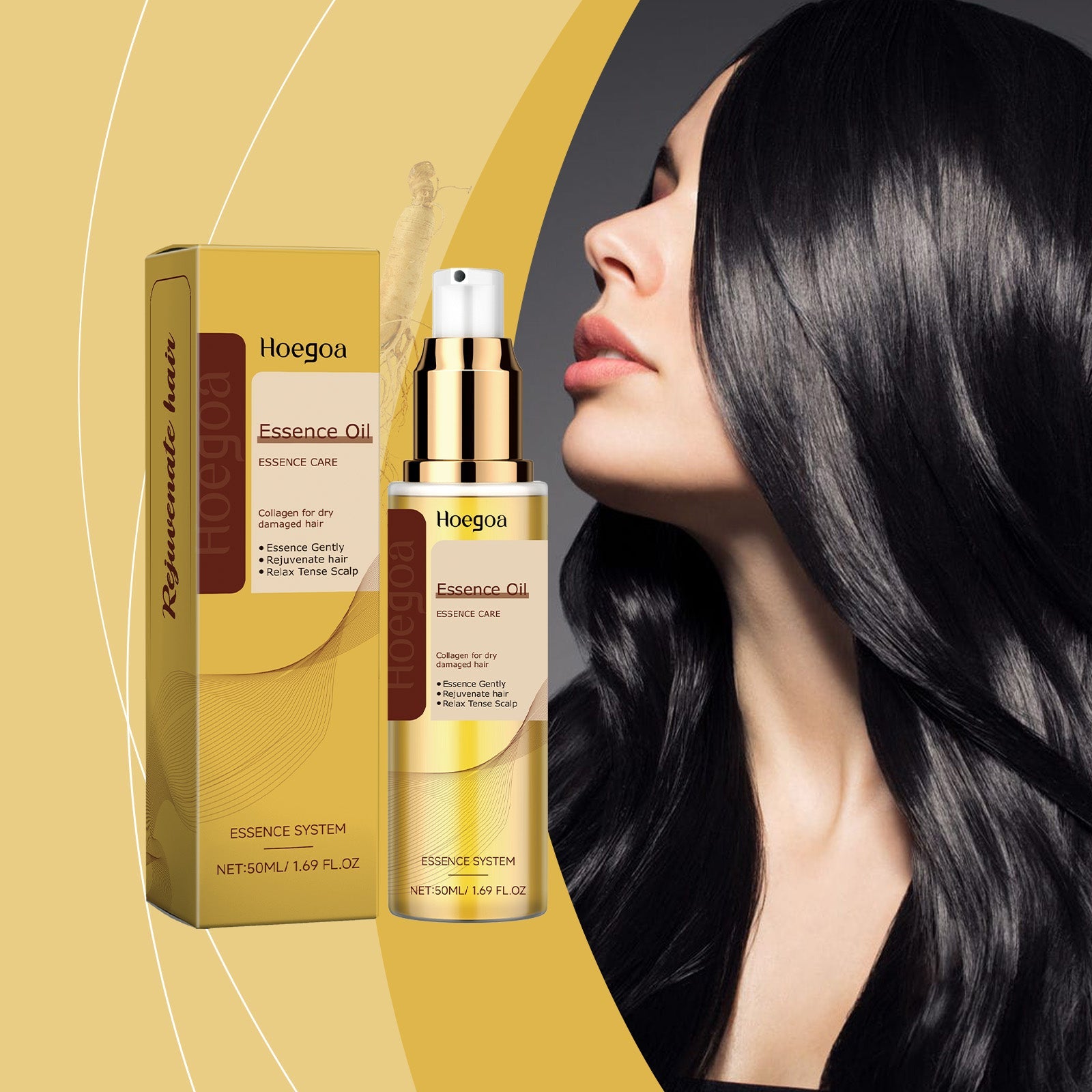 Natural Plant Hair Care Oil 50ml Tri Light Beauty