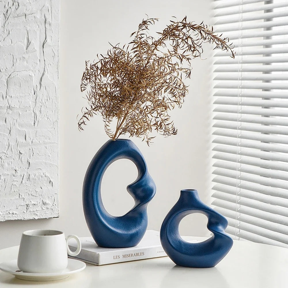 Nordic Luxury Ceramic Vase PearlNestDecor.com
