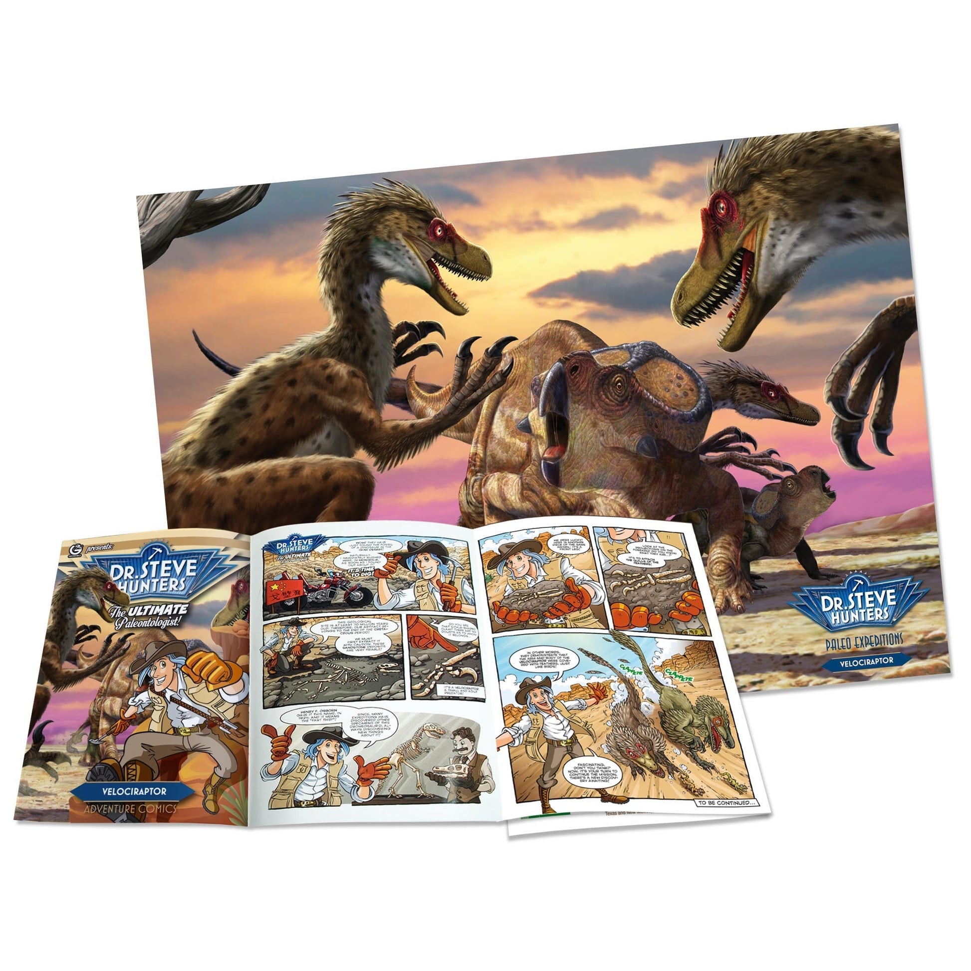Dr. Steve Hunters GEOWorld Dino Dig Velociraptor Excavation Kit LuxuryLifeWay Online Store