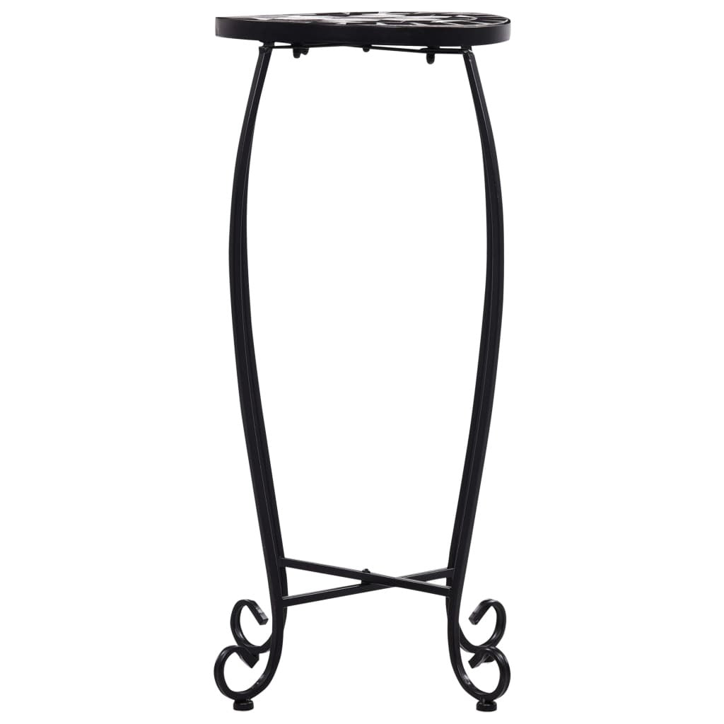 Mosaic Tables 3 pcs Black and White Ceramic LuxuryLifeWay Online Store