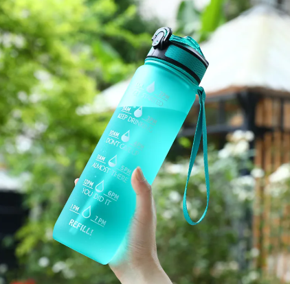 Gradient Color Sports Water Bottle LadyShow.Store