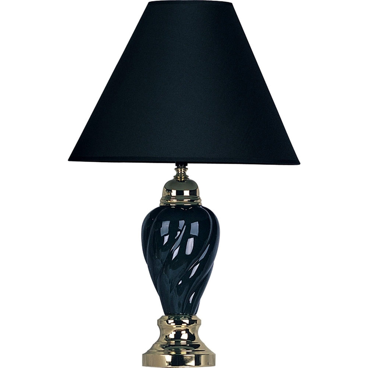 Gold and Navy Blue Table Lamp with Navy Blue Shade LuxuryLifeWay Online Store