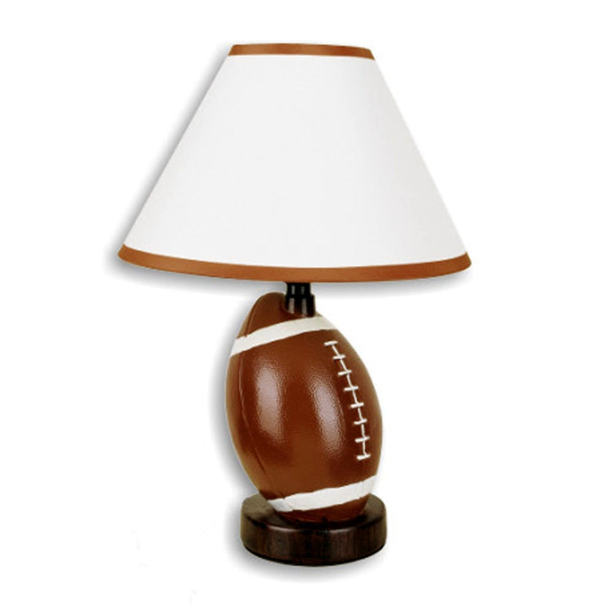 Football Shaped Table Lamp with White Shade LuxuryLifeWay Online Store