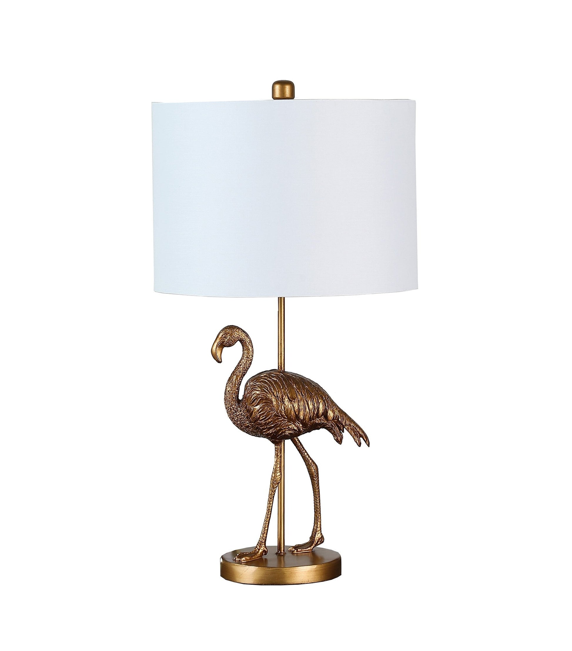 26" Antiqued Gold Resin Flamingo Table Lamp LuxuryLifeWay Online Store