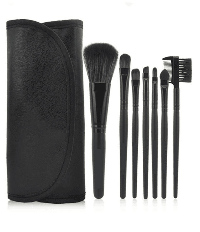 7-Piece Makeup Brush Set with Premium Brush Bag LadyShow.Store