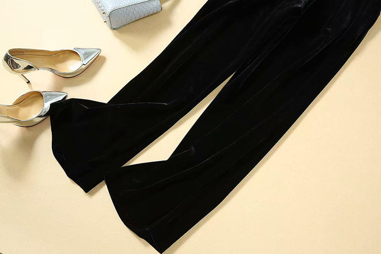 Velvet professional suit high-end women