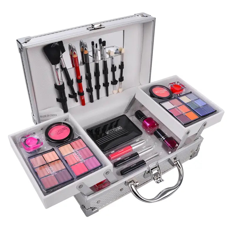 All-in-One Makeup Kit with Eyeshadow and Lipgloss LadyShow.Store