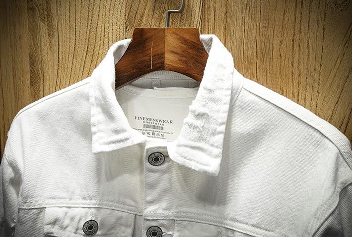 Men's Ripped Denim Jacket Pi-Mart