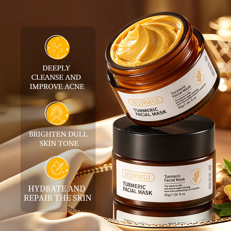 HUNMUI Turmeric Topical Face Mask 30g Tri Light Beauty