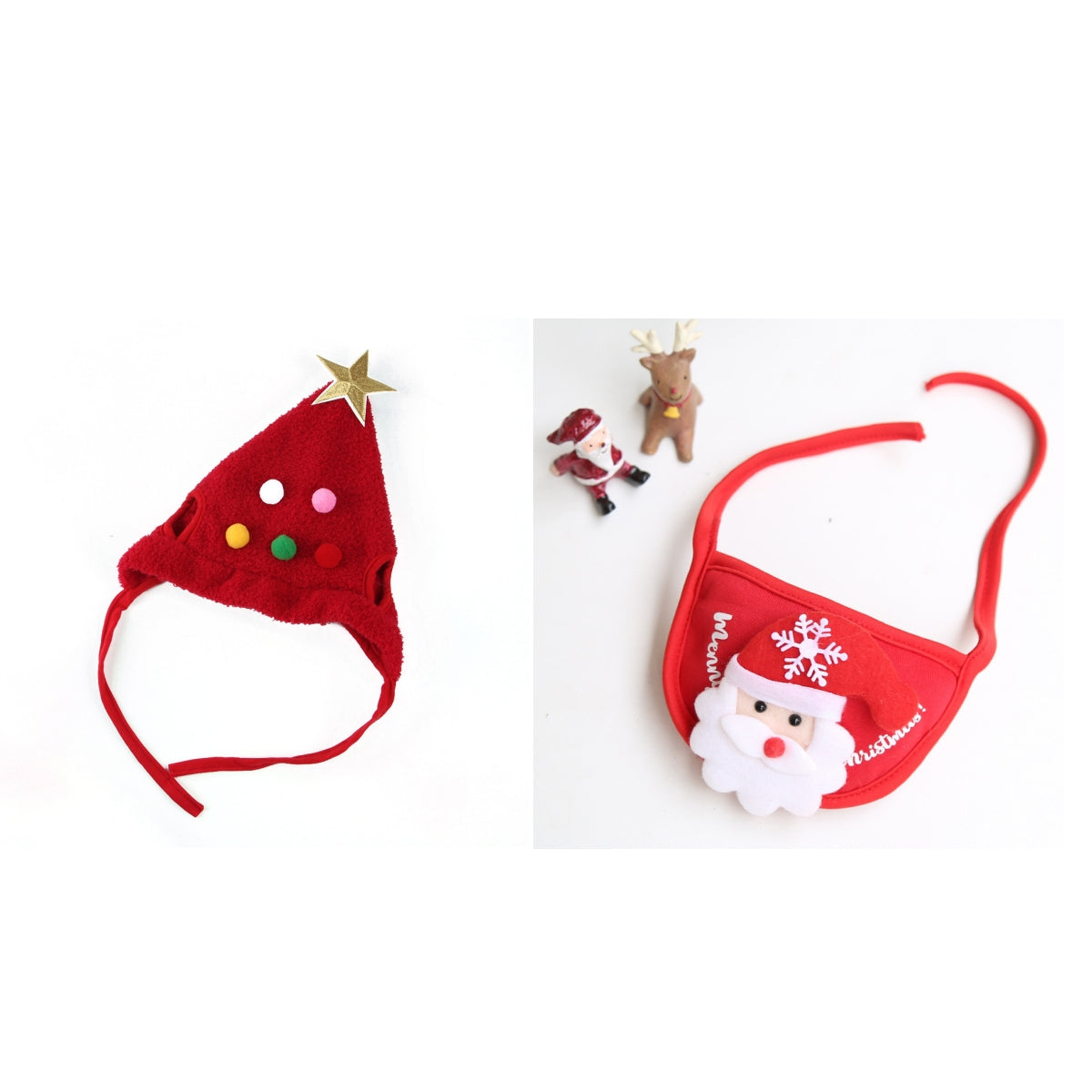 Pet Hat Christmas Tree Shape Pets Fashion
