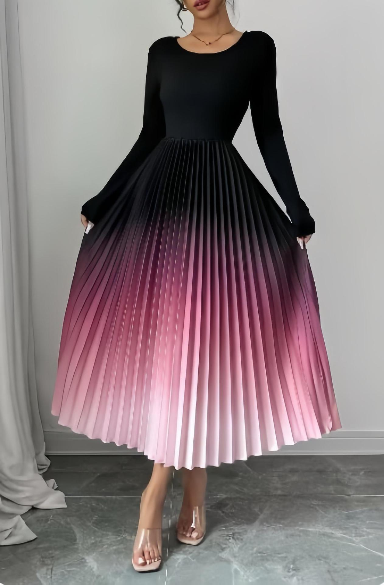 European And American Ombre Dress LadyShow.Store