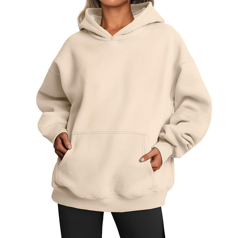 Padded Hooded Sweatshirt for Autumn and Winter Pi-Mart