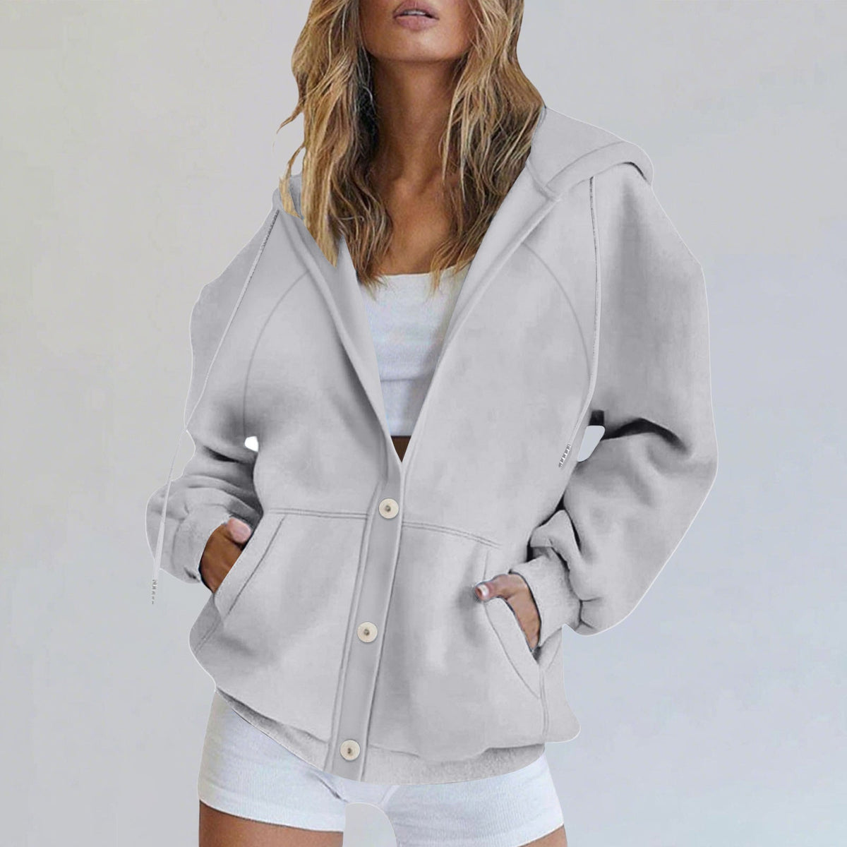 European And American  Fashion Autumn And Winter Jackets Women's Casual Cardigan Sweatshirt Jackets NorixaFashion.com