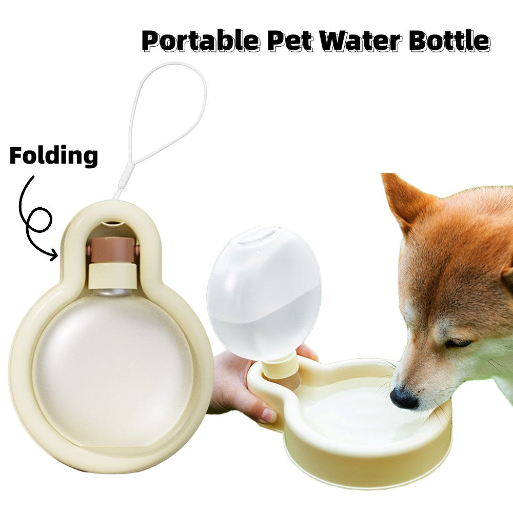 500ml Portable Cat Dog Water Bottle Sealed Travel Puppy Cats Fold Drinking Bowl Outdoor Pet Water Dispenser Pet Products Pets Fashion