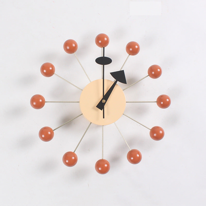 Clock, background wall, wall clock PearlNestDecor.com