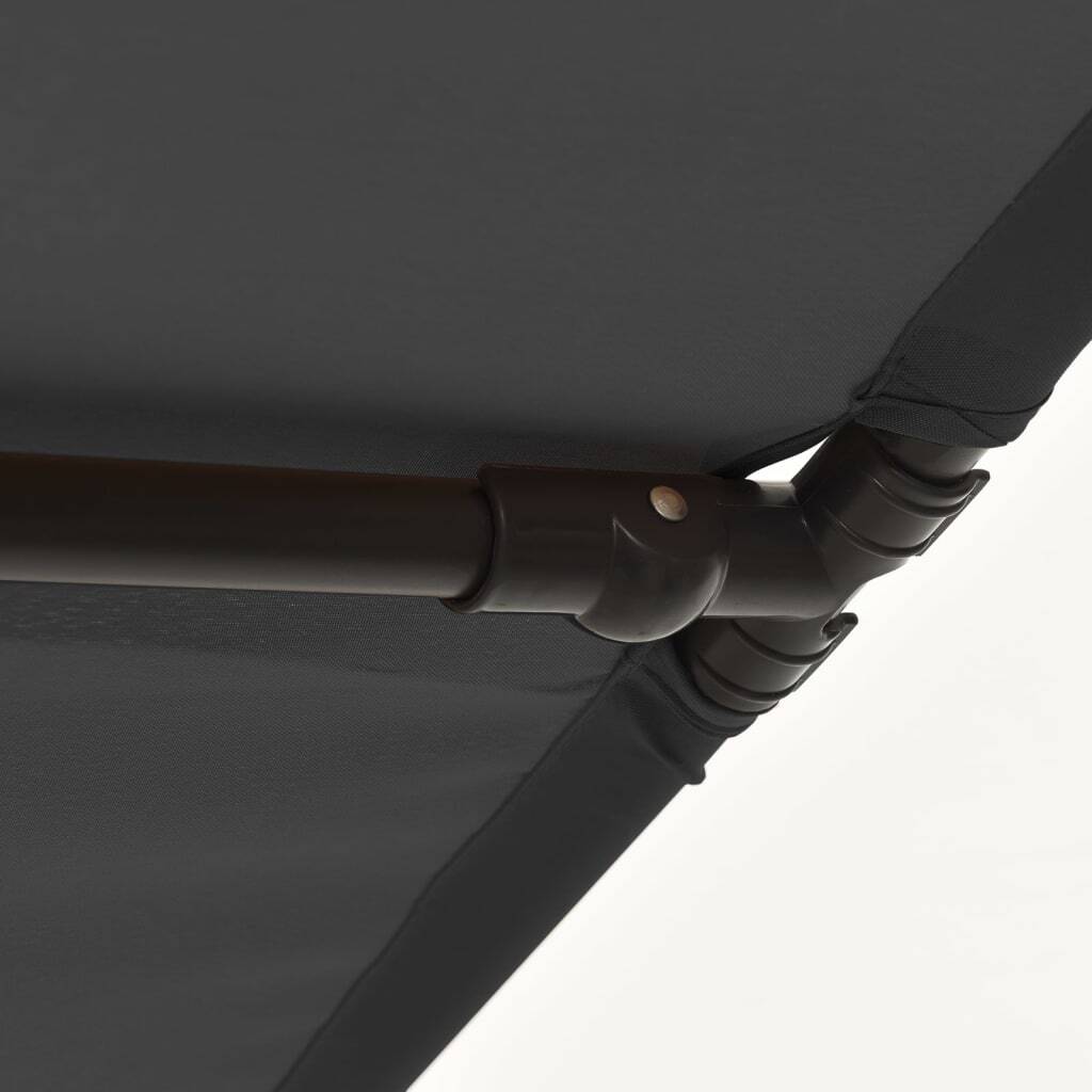 Garden Parasol with Aluminum Pole 6.6'x4.9'Anthracite LuxuryLifeWay Online Store