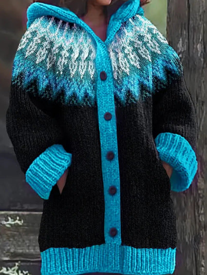 New Animal 3D Printed Casual Hooded Cloak Jacket LadyShow.Store