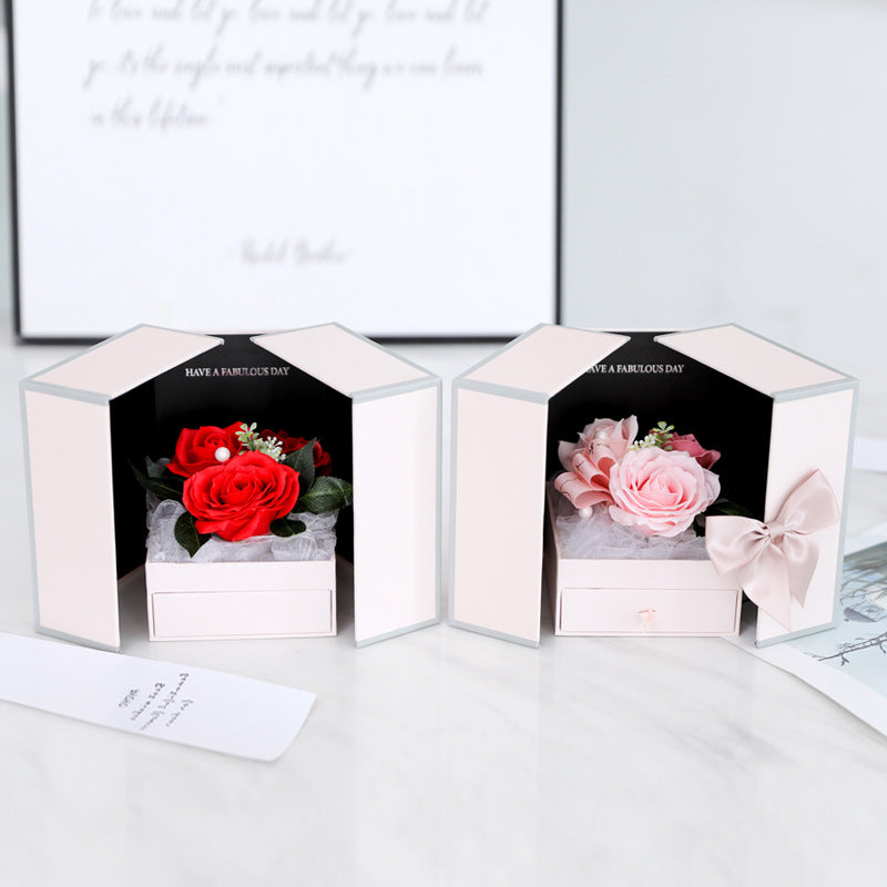 Creative Rose Jewelry Gift Box For Christmas And Valentine's Day LuxuryLifeWay Online Store