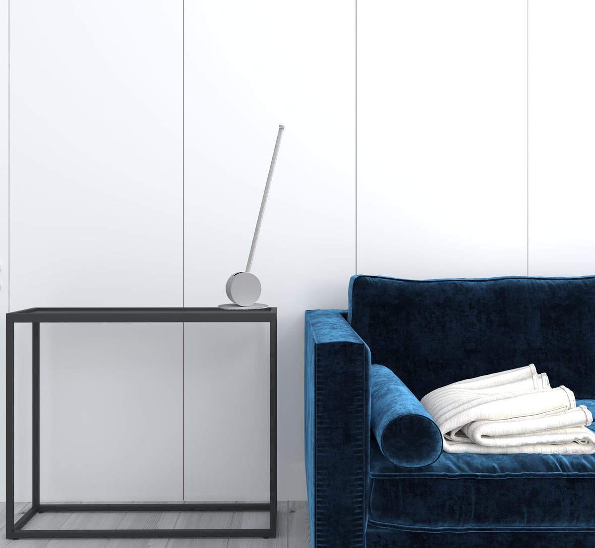 23" White Metal Leaning Stick LED Table Lamp LuxuryLifeWay Online Store