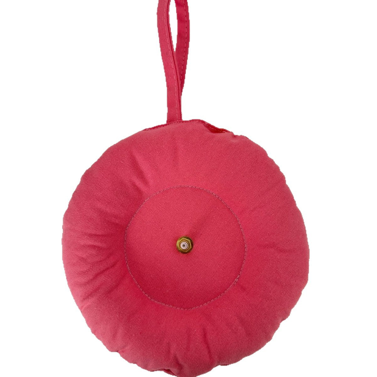 Fabric Clock Handmade Creative Cloth Heat Transfer Sticker Silent Creative Wall Clock PearlNestDecor.com