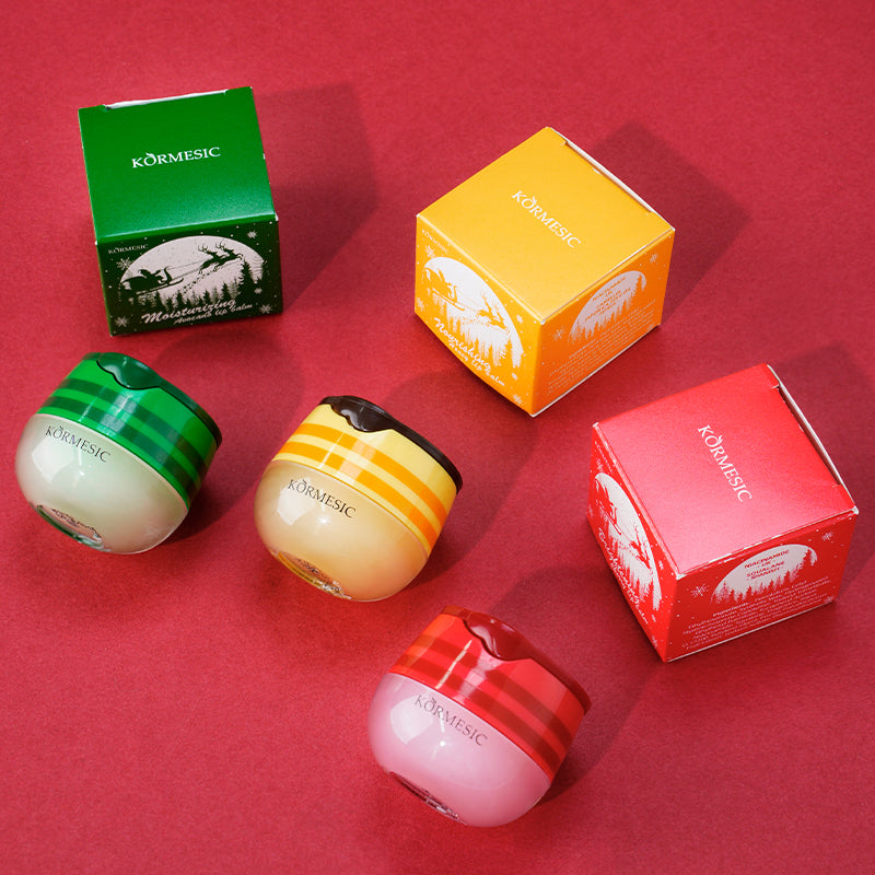 KORMESIC Christmas Moisturising Avocado Lip Balm For Foreign Trade 5.5g Tri Light Beauty