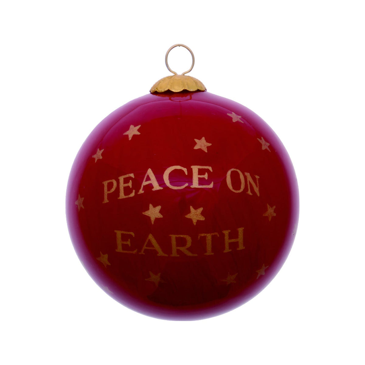 Peace on Earth Dove Hand Painted Mouth Blown Glass Ornament LuxuryLifeWay Online Store