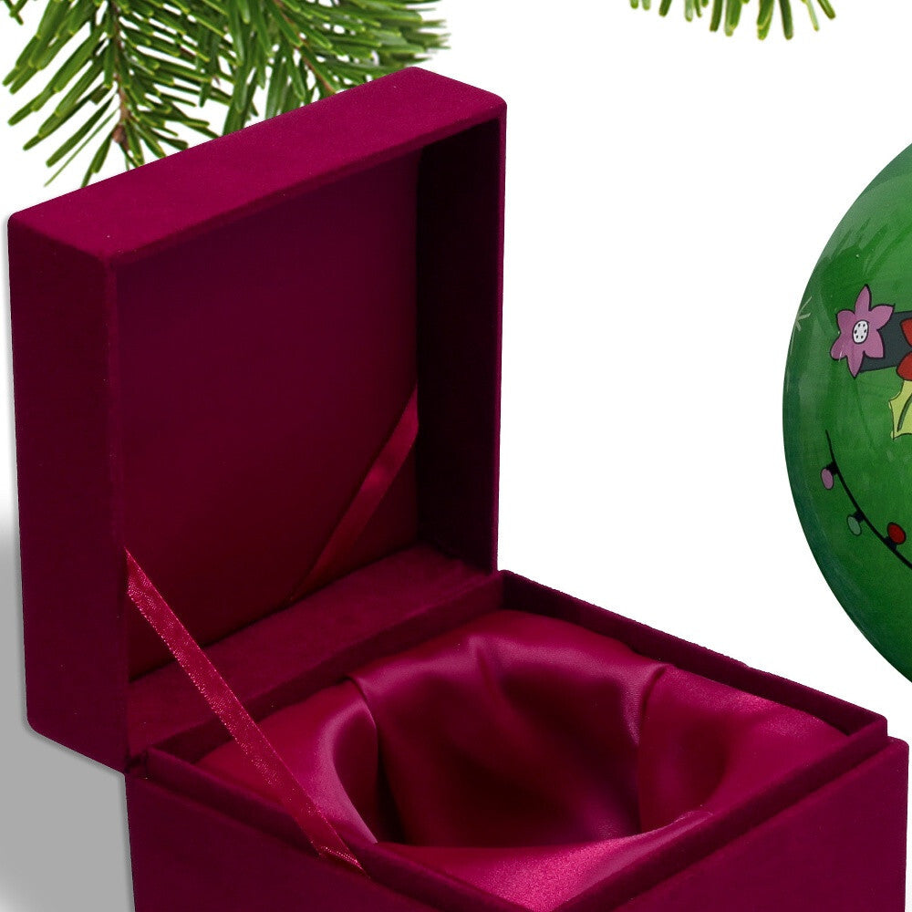 Just Hanging Sloth Merry Lights Hand Painted Mouth Blown Glass Ornament LuxuryLifeWay Online Store